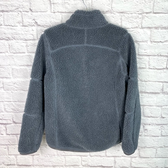 L. L. Bean Women Mountain Deep Pile Fleece Sherpa Jacket Size S - Picture 3 of 6